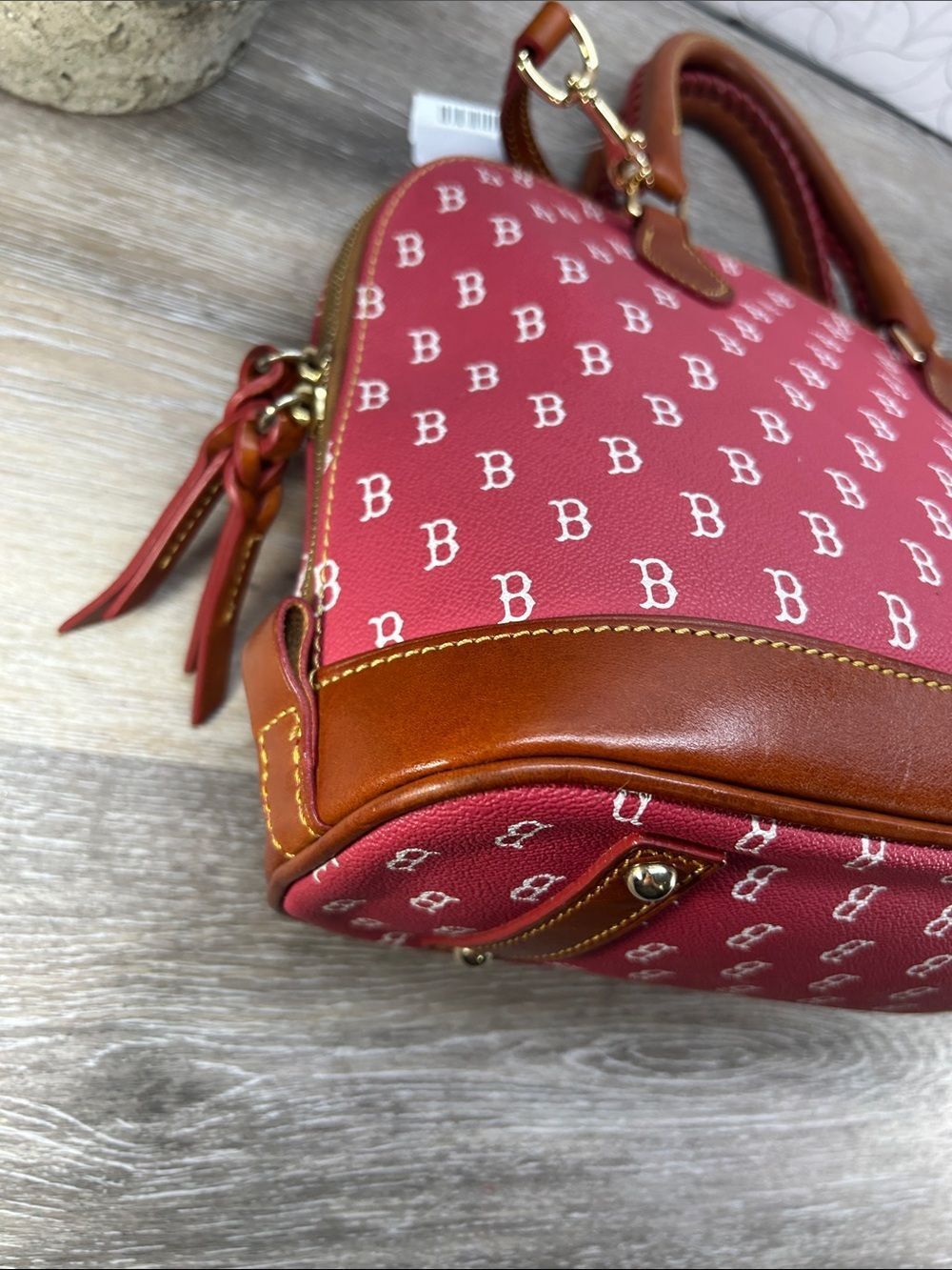 7144 Dooney & Bourke Boston Red Sox dome satchel 268887144 - Picture 12 of 14